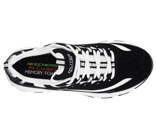 Miesten Tennarit Skechers Mustavalko 5 Miesten Tennarit Skechers Mustavalko - Image 5