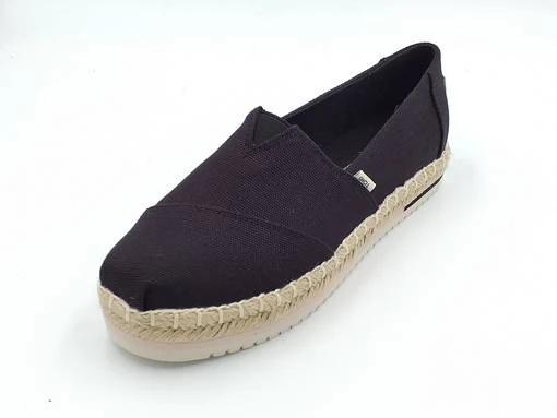 Naisten Kangaskengät TOMS Musta 1 Naisten Kangaskengät TOMS Musta