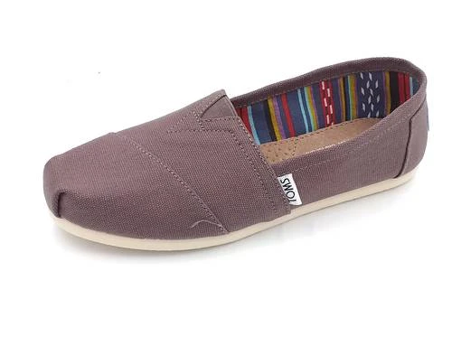 Naisten Kangaskengät TOMS Ruskea 1 Naisten Kangaskengät TOMS Ruskea