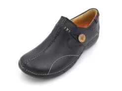 Naisten Kävelykengät Clarks Musta