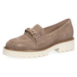 Naisten Loaferit Caprice Beige