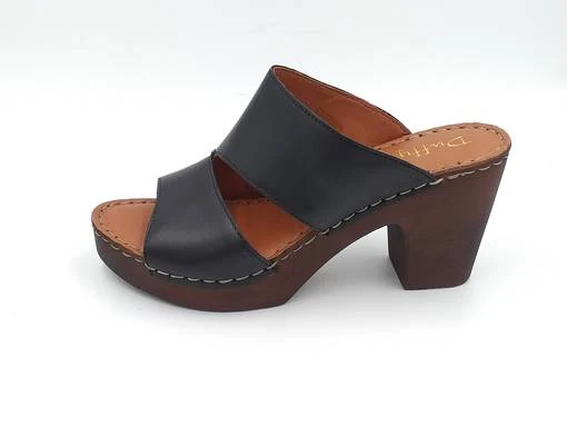 Naisten Puukengät Duffy Musta 2 Naisten Puukengät Duffy Musta - Image 2