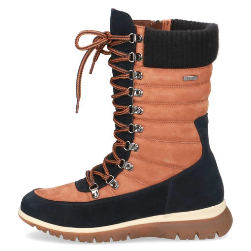 Naisten Saappaat Caprice Cognac Combi 2 Naisten Saappaat Caprice Cognac Combi - Image 2