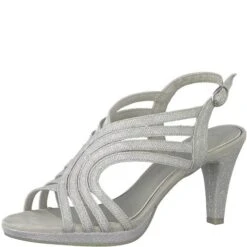 Splatoon Kauppa 38 Naisten Sandaalit Marco Tozzi Hopea