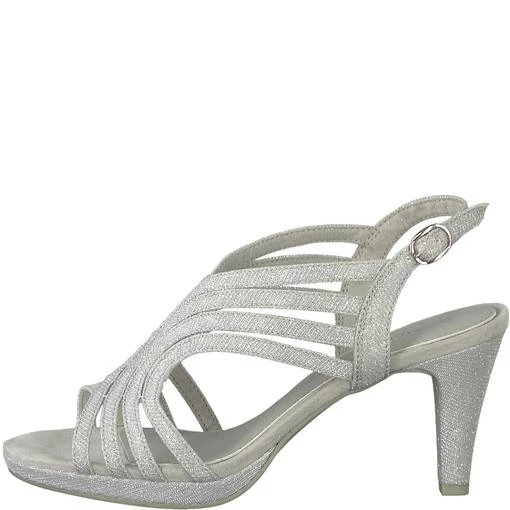 Naisten Sandaalit Marco Tozzi Hopea 5 Naisten Sandaalit Marco Tozzi Hopea - Image 5