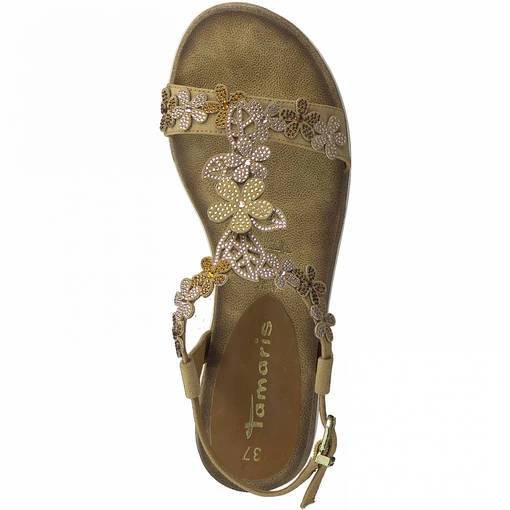 Naisten Sandaalit Tamaris Ruskea Kombi 4 Naisten Sandaalit Tamaris Ruskea Kombi - Image 4