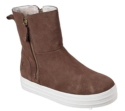 Naisten Talvikengät Skechers Beige 1 Naisten Talvikengät Skechers Beige