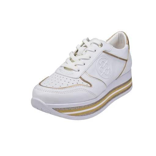 Naisten Tennarit Bugatti Valkoinen Kulta 1 Naisten Tennarit Bugatti Valkoinen Kulta