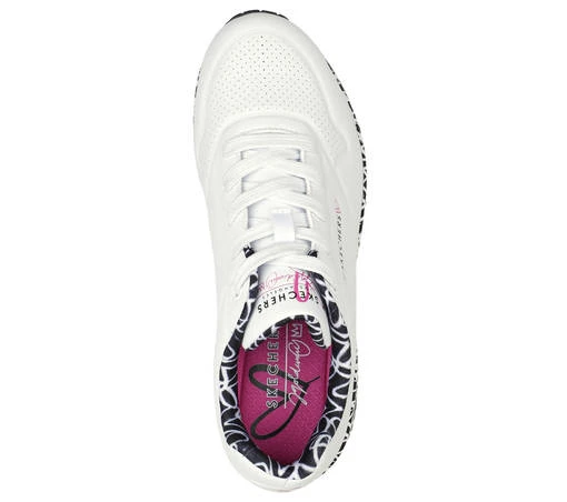 Naisten Tennarit Skechers Black White 4 Naisten Tennarit Skechers Black White - Image 4