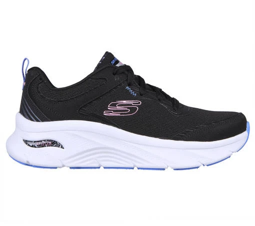 Naisten Tennarit Skechers Musta Multi 2 Naisten Tennarit Skechers Musta Multi - Image 2