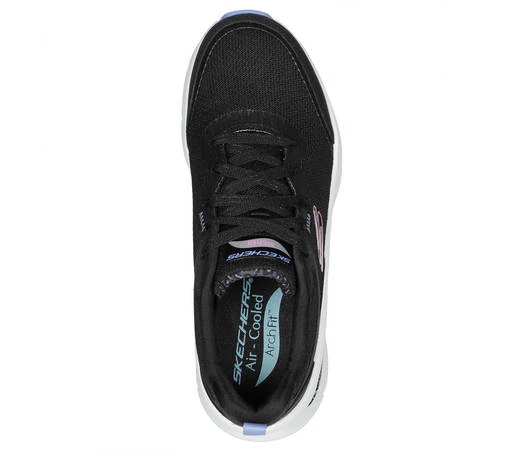 Naisten Tennarit Skechers Musta Multi 3 Naisten Tennarit Skechers Musta Multi - Image 3