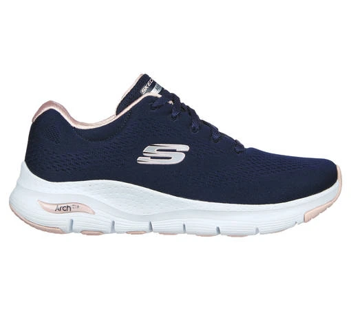 Naisten Tennarit Skechers Navy Pink 2 Naisten Tennarit Skechers Navy Pink - Image 2