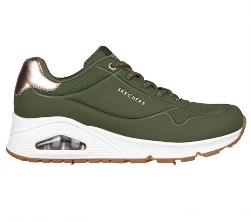 Naisten Tennarit Skechers Oliivi 2 Naisten Tennarit Skechers Oliivi - Image 2