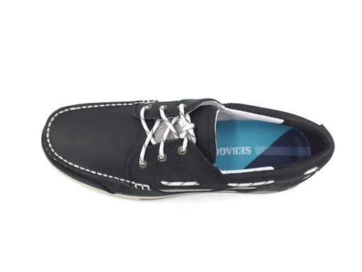 Purjehduskenkä Sebago Musta Valkoinen 4 Purjehduskenkä Sebago Musta Valkoinen - Image 4