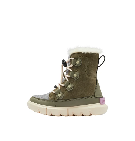 Sorel Youth Explorer Lace WP Stone Green 3 Sorel Youth Explorer Lace WP Stone Green - Image 3