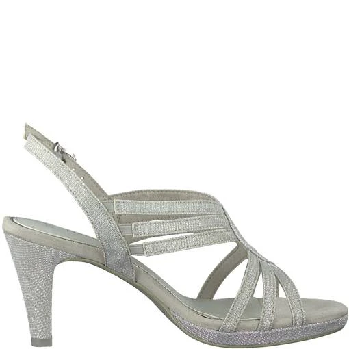 Naisten Korkokengät MarcoTozzi Hopea 3 Naisten Korkokengät MarcoTozzi Hopea - Image 3